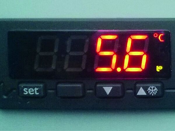 Digitale Temperatursteuerung mit Anzeige und Bedientasten – präzise Regelung für den Einsatz