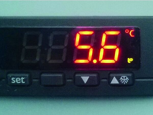 Digitale Temperatursteuerung mit Anzeige und Bedientasten – präzise Regelung für den Einsatz