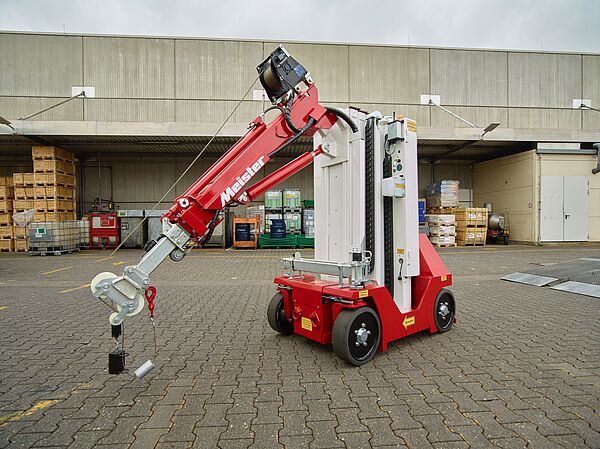 HELIX IMK 35500 – Kompakter Industriekran für präzise Hebe- und Montagearbeiten auf engstem Raum