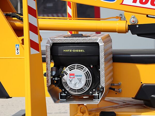 Hatz-Dieselmotor als optionales Zusatzaggregat