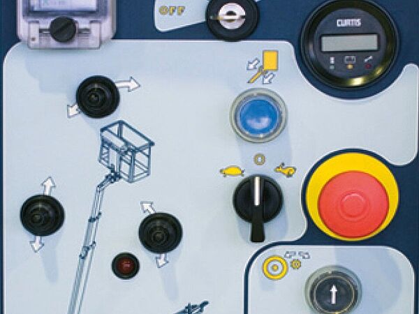 Übersicht über das Steuerpult der Bodenbedienung