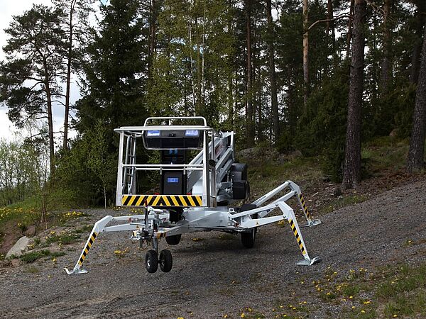 Flexible Nivellierung mit den Spinnenstützen