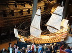 Besichtigung am Sonntag vormittag des Vasa Museums.  Zu Sehen war das Kriegsschiff Vasa, dass am 10.08.1628 im Stockholmer Hafen bei der Jungfernfahrt gesunken ist. 