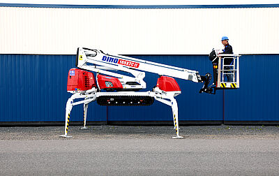 DINO 185XTC II DINO 185XTC II im Einsatz – sichere Höhenzugänge dank stabiler Abstützung und modernem Hubsystem